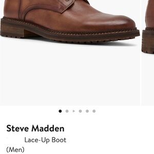 Steve Madden Cognac Leather Boots